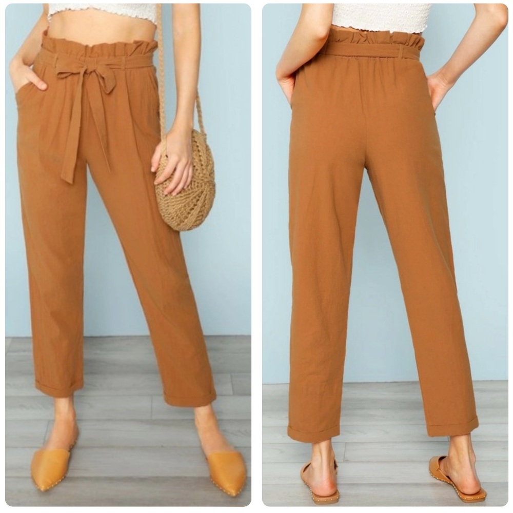 Trouser Paper Bag Pants